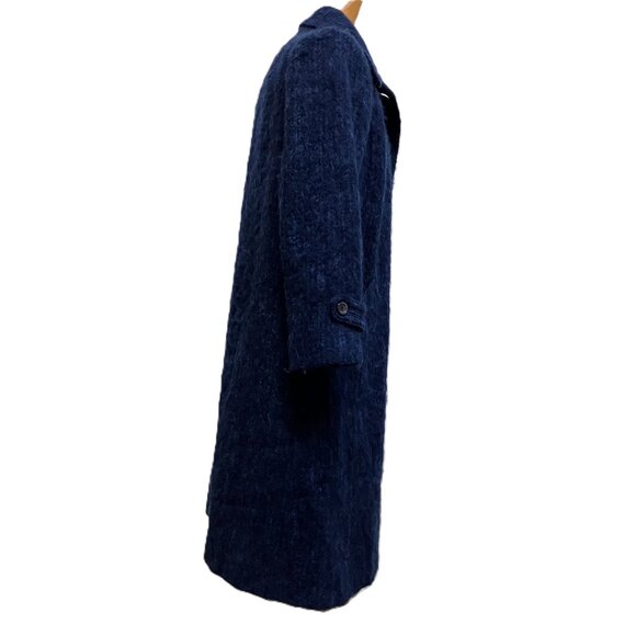 Bardolino Luxury Mohair Wool Coat Variegated Blue Vintage Anna Collection - Picture 6 of 12